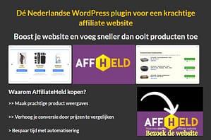 De beste Nederlandse WordPress plugin voor Affiliate Websites - www.SuperSalaris.nl