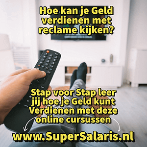 Geld verdienen met reclame kijken - Stap voor Stap leer jij hoe je Geld kunt Verdienen met Affiliate Marketing - www.SuperSalaris.nl
