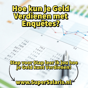 Hoe kun je Geld Verdienen met Enquêtes - Stap voor Stap leer jij hoe je Geld kunt Verdienen met Affiliate Marketing - www.SuperSalaris.nl