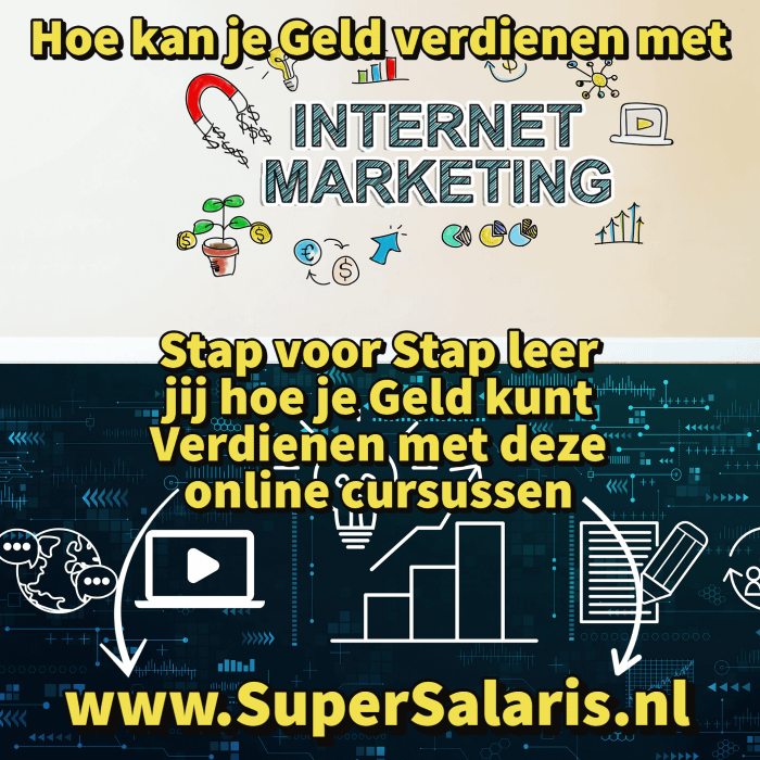 Hoe werkt geld verdienen met Internet Marketing - Stap voor Stap leer jij hoe je Geld kunt Verdienen met Affiliate Marketing - www.SuperSalaris.nl